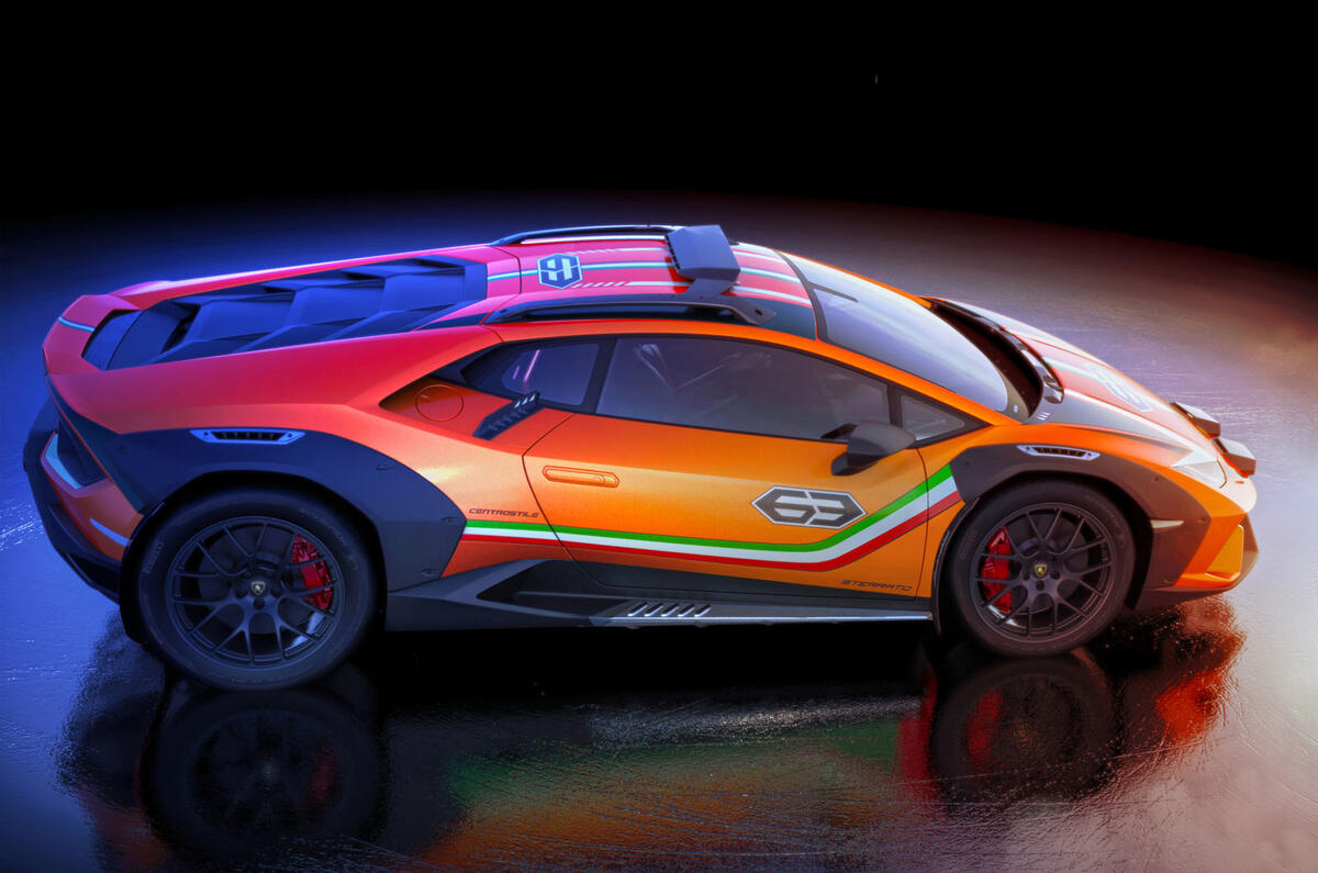 Lamborghini Sterrato concept is off,road,ready Huracan